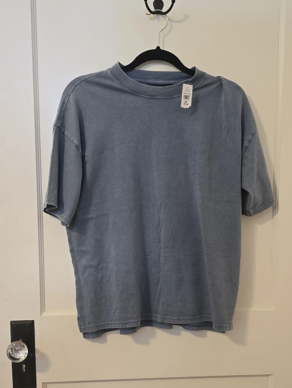 Gap Kids Washed Blue Crewneck T-Shirt